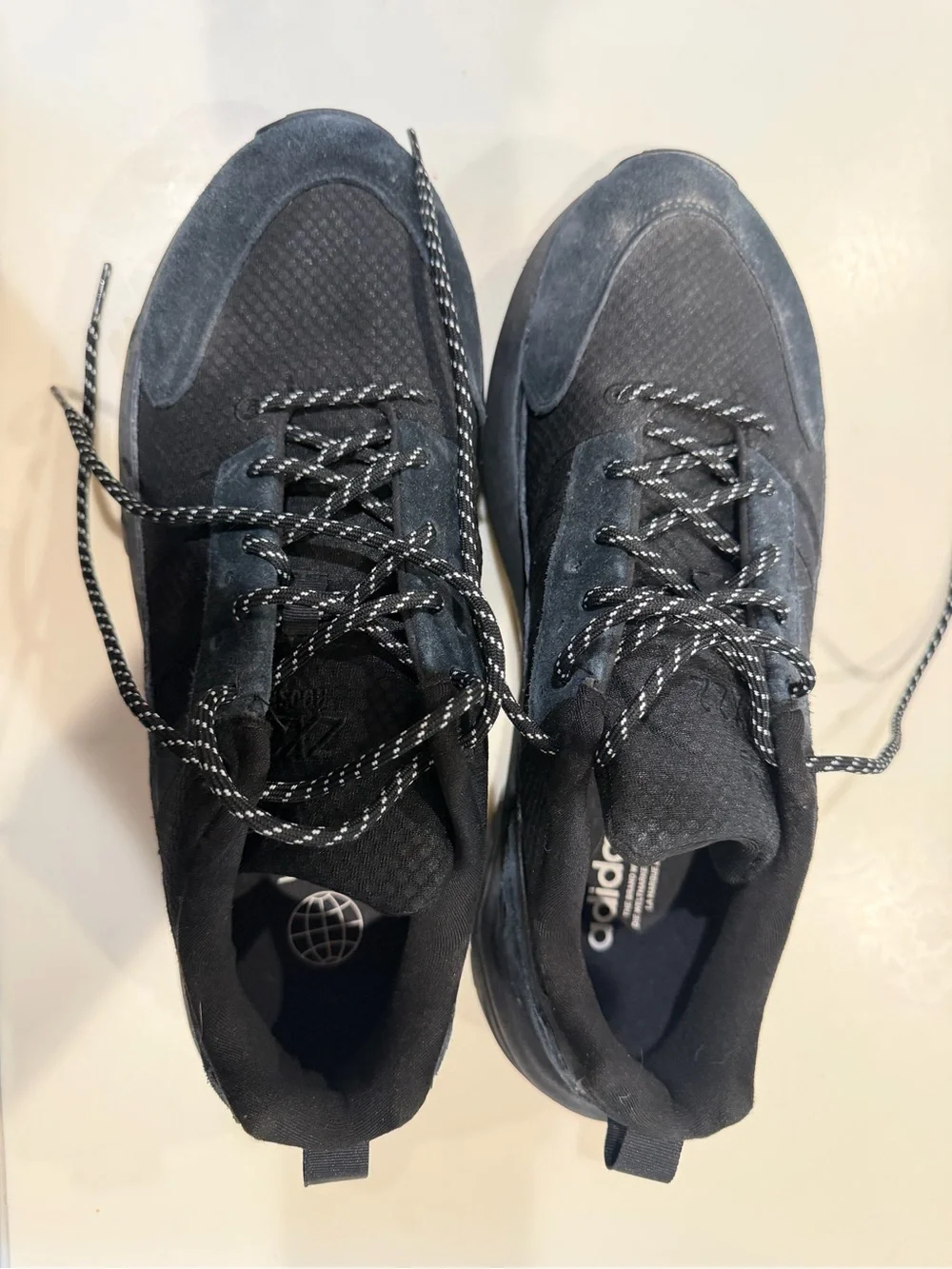 adidas Black & White ZX 22 Boost Sneakers